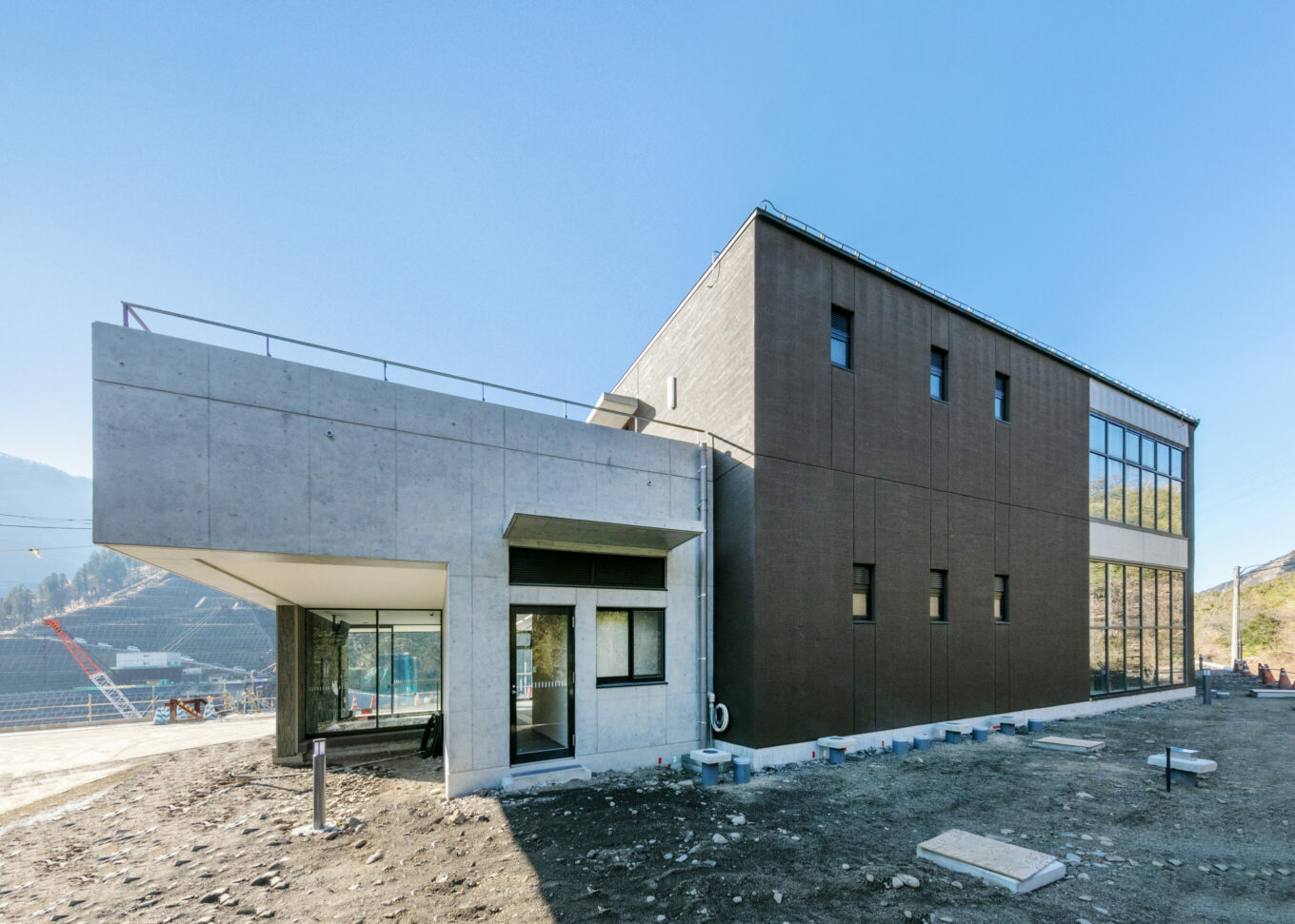 立野ダム管理庁舎建築工事イメージ